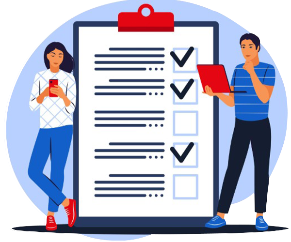 Fill the form illustration